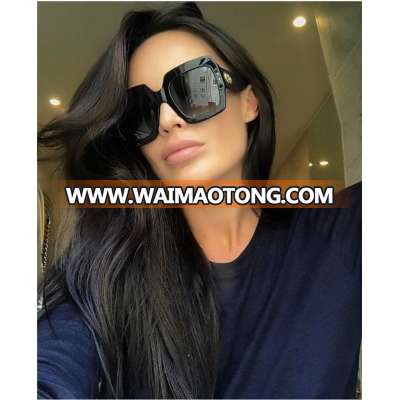 New Luxury Women Sunglasses Square Colorful Frame Female Oversized Sun Glasses Vintage Eyewear MK176